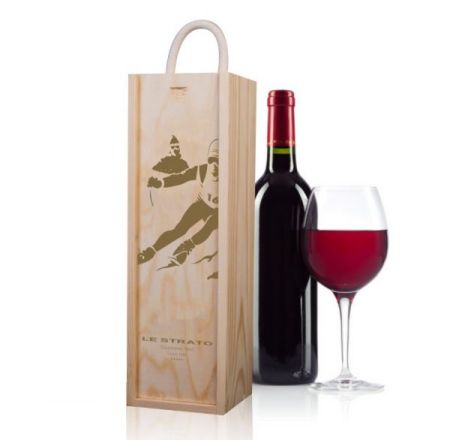 Boite Vin Personnalise en Bois